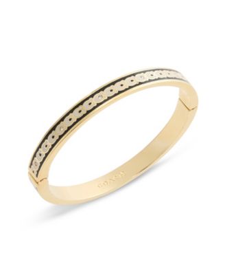 Фирменный браслет COACH из искусственного камня c эмалью