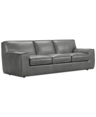 Glympton 98" Leather Sofa, Exclusively at Macy's