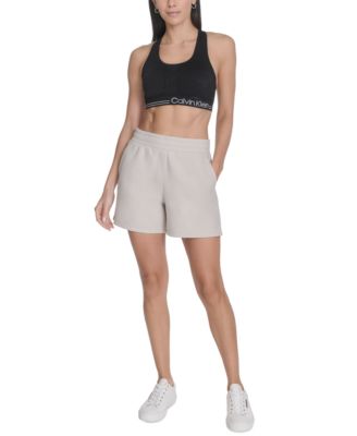 Women's Smocked Waistband Midi Shorts