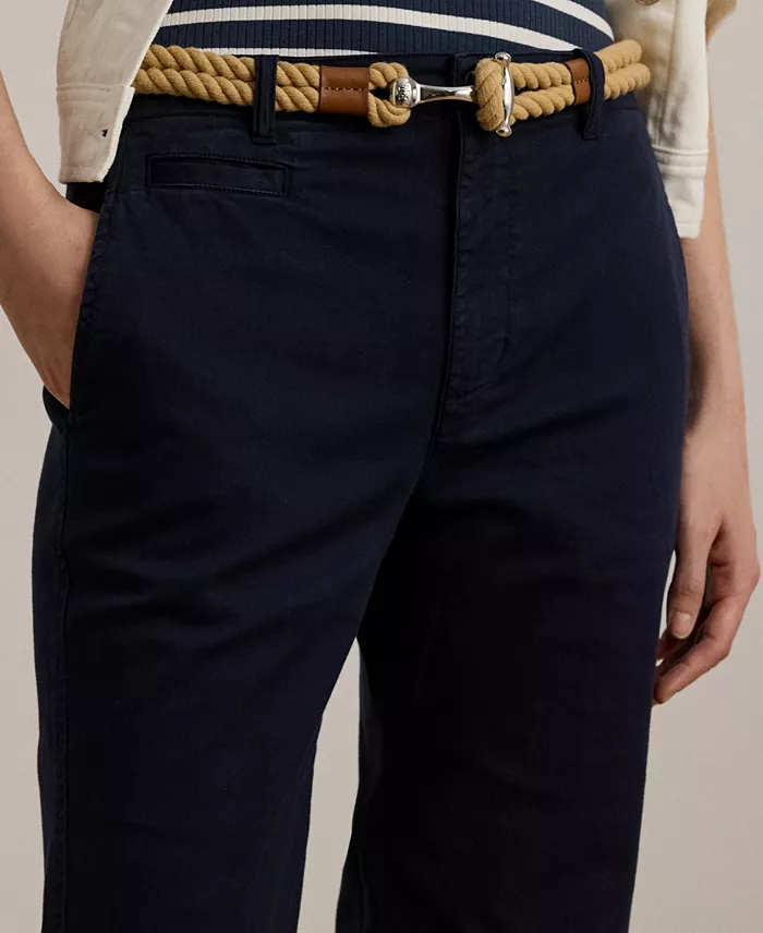 Women's Stretch Cotton Chino Flare Pants - thumbnail 8