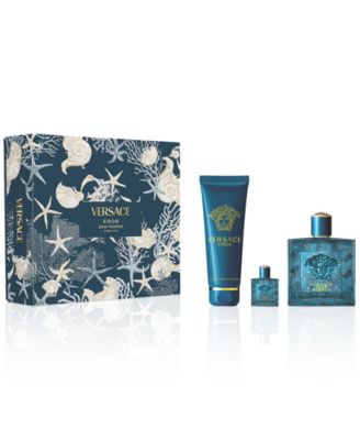 Versace Mens 3-Pc Eros Pour Homme Parfum Gift Set 29290₽