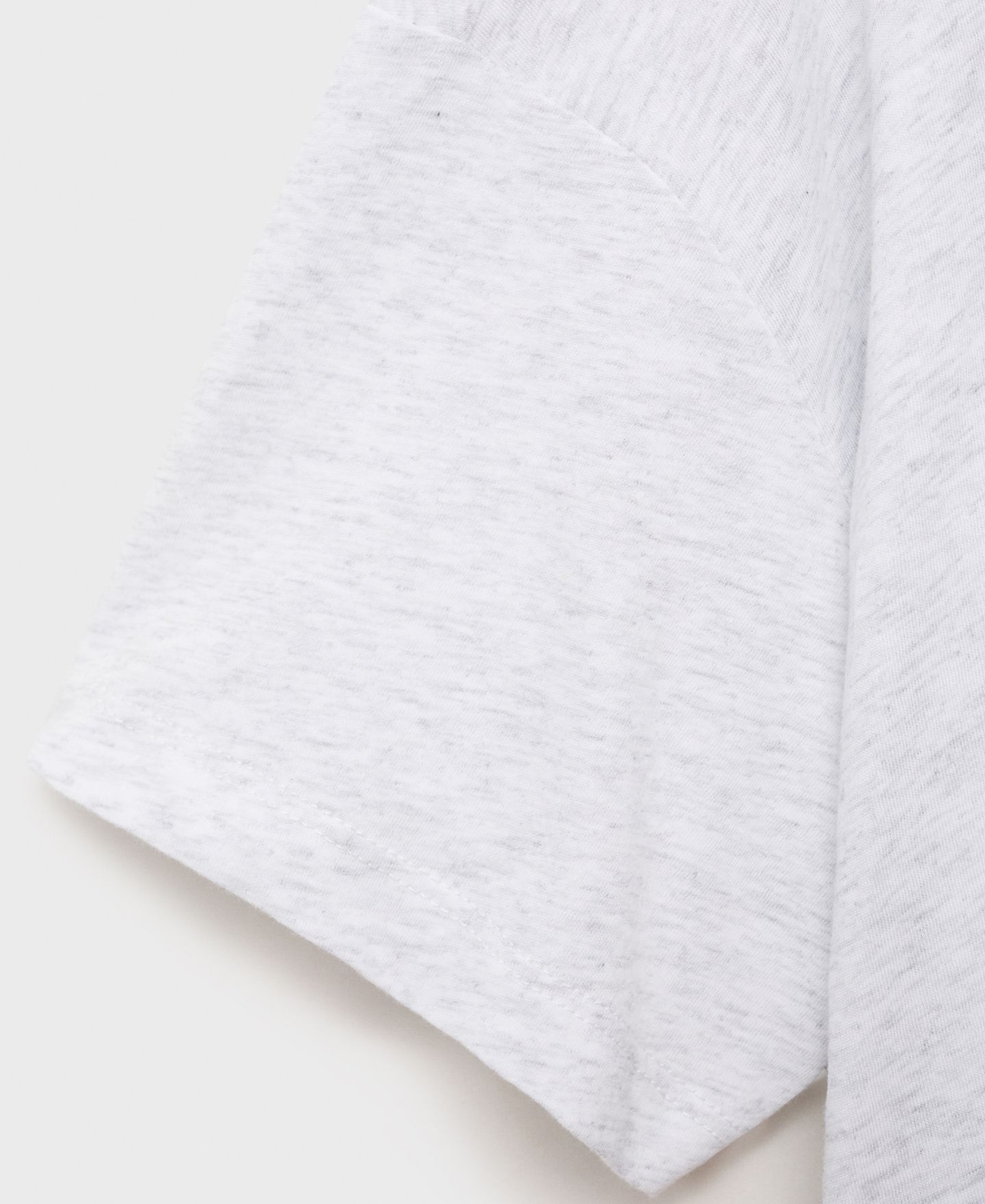 Женская футболка Mango Short-Sleeved Cotton, цвет: Ванильный — фото 4