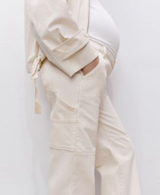 Women's Maternity Wide Leg Jeans