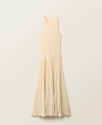 Mango Women's Pleated Knitted Dress - Macy's