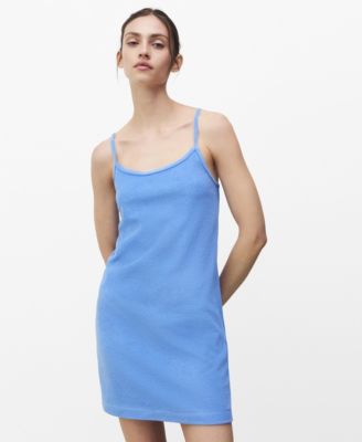 MANGO - Women's Terry Cotton Dress