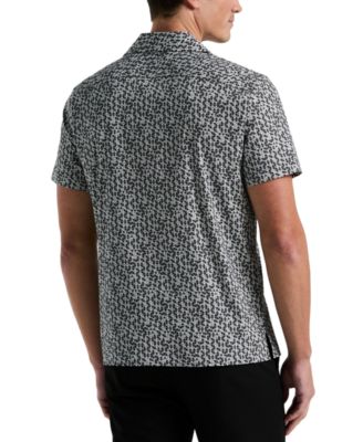 Мужская рубашка на пуговицах Perry Ellis с гео-рисунком