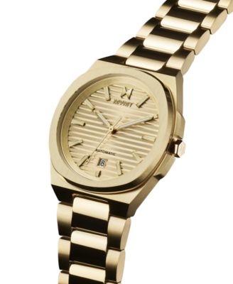 Men's Odyssey II Automatic Gold Tone Stainless Steel Bracelet Watch, 40mm