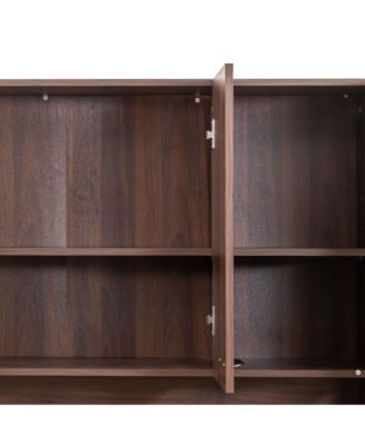 70.87" Tall Wardrobe& Kitchen Cabinet, with 6-Doors, 1-Open Shelves and 1-Drawer for bedroom