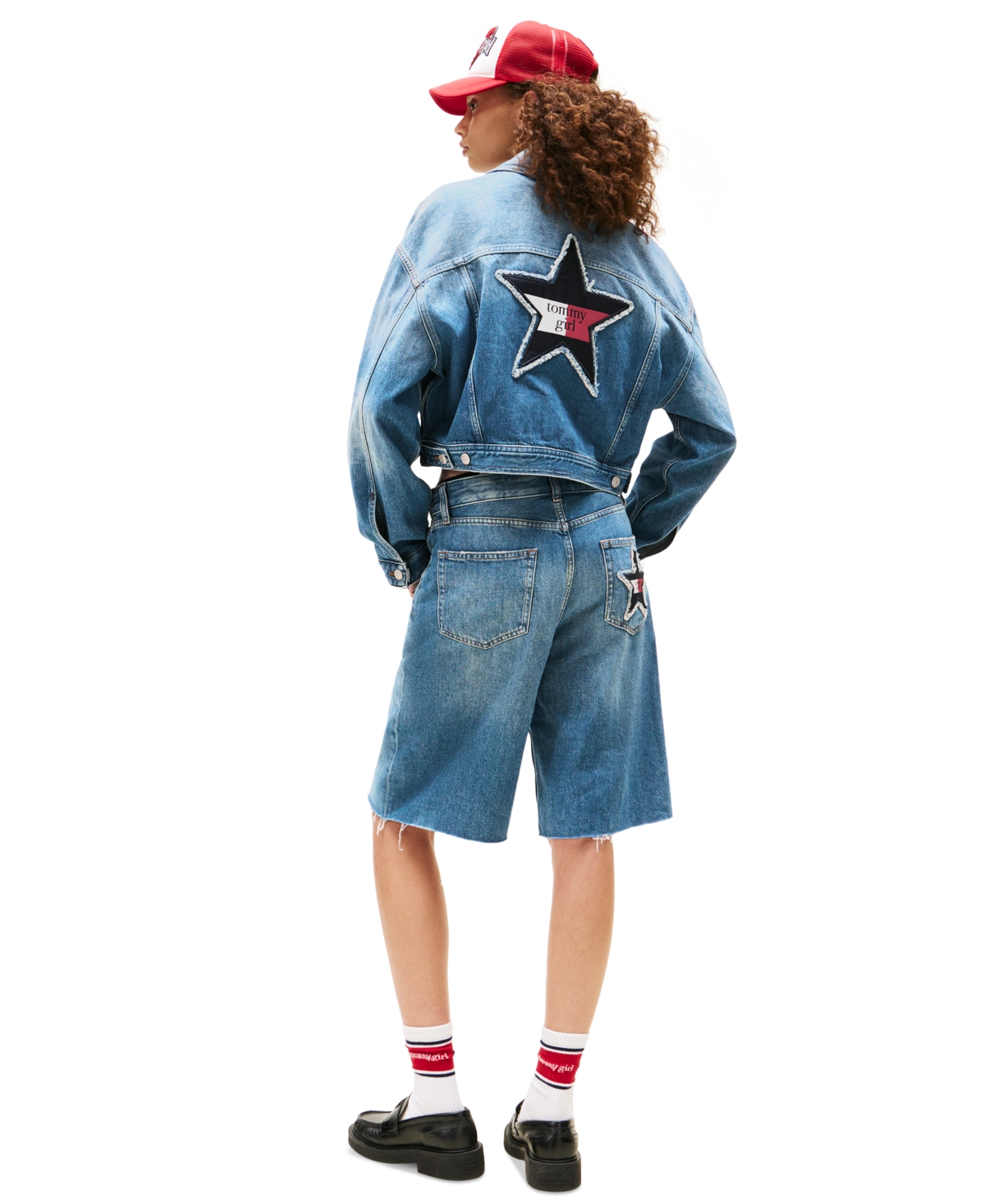 Tommy Jeans Tommy Girl Women's Oversized Cropped Trucker Jacket