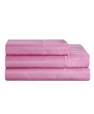 Satin Damask 3-Pc. Sheet Set, Twin