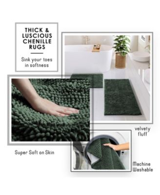 8-Piece Complete Bathroom Decor & Accessory Set with Bath Rugs