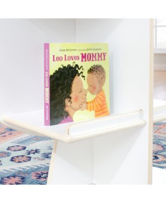 EdQ Reading Tree - Natural: Wooden Standing Bookshelf for Kids', Book Rack for Toys and School Supplies in Homeschool