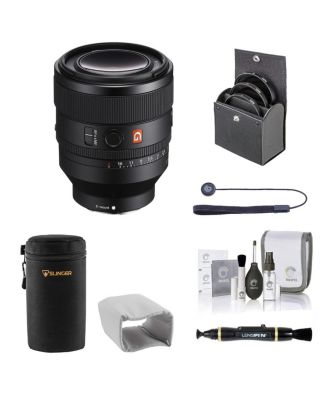 FE 50mm f/1.2 G Master Lens, Bundle with 72mm Filter Kit, Lens Case, Lens Cleaner, Cleaning Kit, Lens Cap Tether