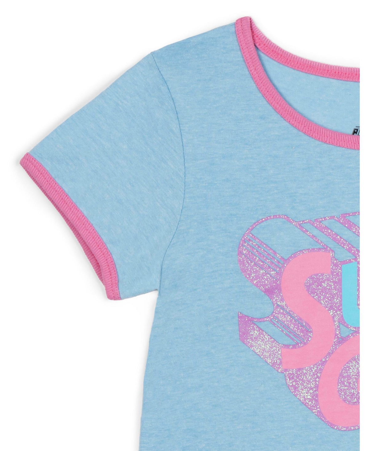 Justice League Girls Dc Comics Super Ringer T-Shirt