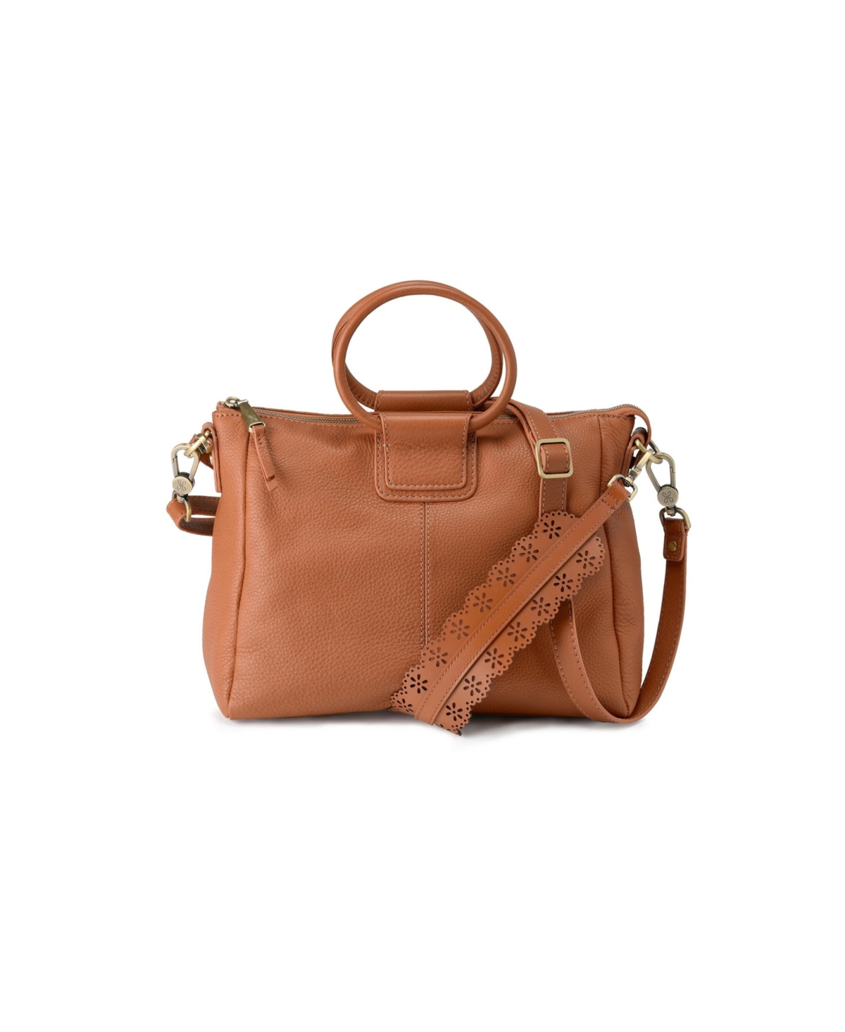 Sheila Medium Satchel - Warm honey