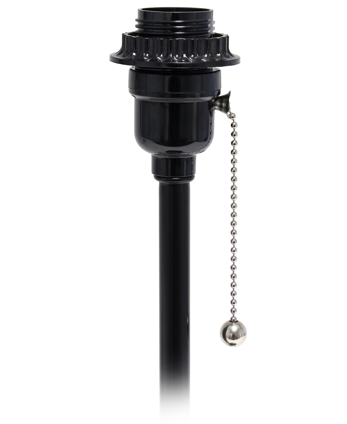 Creekwood Home 19.5" Metal Oslo Contemporary Bedside Duo Table Lamp Set In Black Base,white Shade