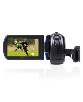 MN88NV Full HD 24MP 3" Touchscreen Night Vision Camcorder, Blue