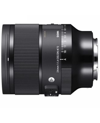 24mm f/1.4 DG DN Art Lens for Sony E, Bundle with Tiffen 72mm UV and CPL Filters