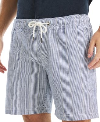 7" Striped Textured Pull-On Short