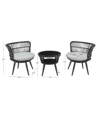 Kyomi 3PC Lounge Set