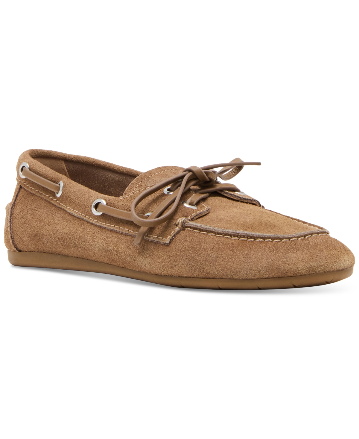 Steve Madden Women's Sag Soft Boat Shoe Loafer Flats