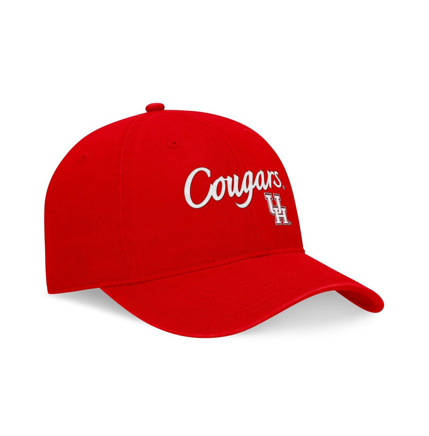 Мужская кепка Top of the World Red Houston Cougars Heritage CeeCee Adjustable Hat — фото 2