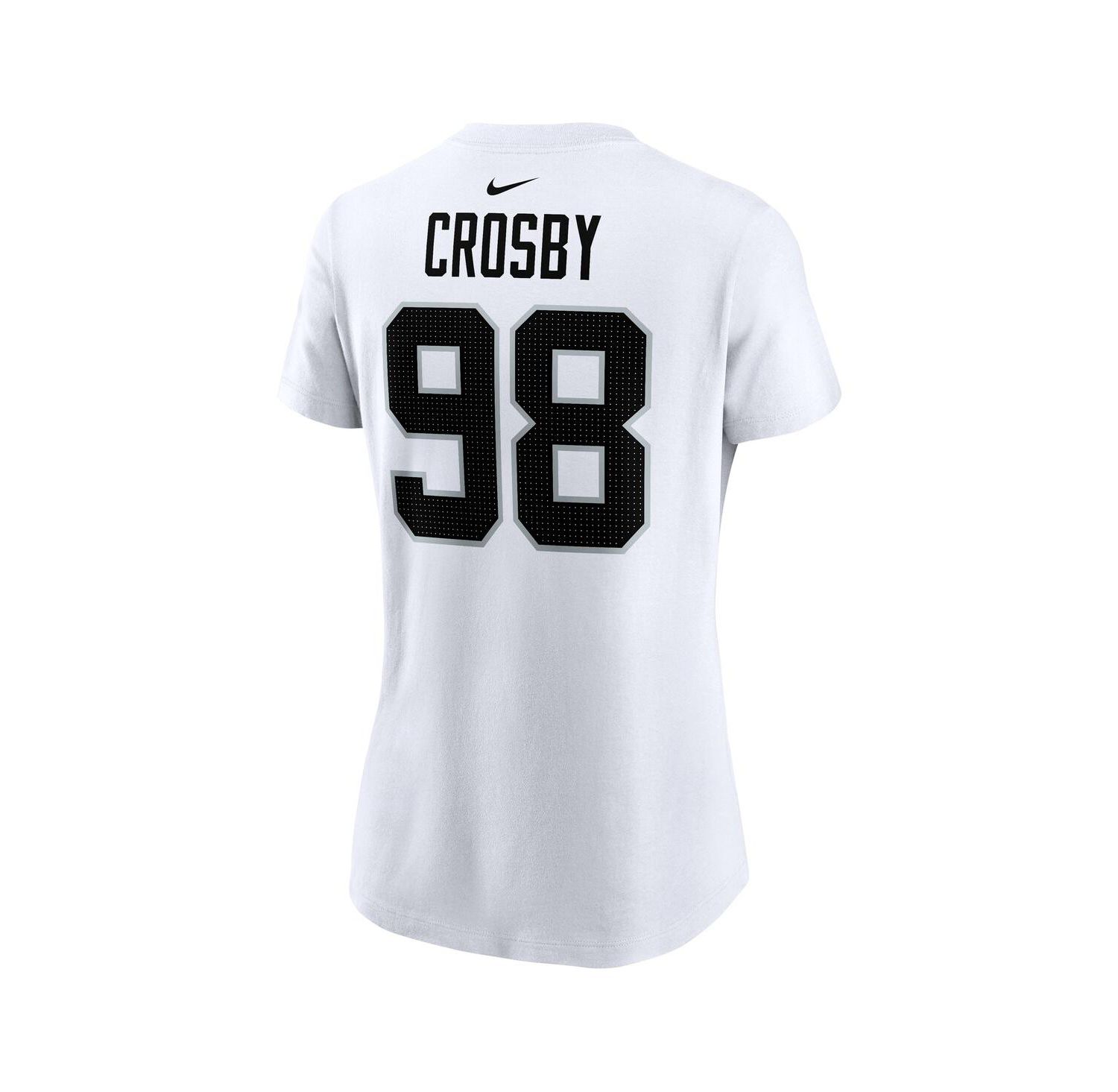Women's Maxx Crosby White Las Vegas Raiders Player Name & Number T-Shirt