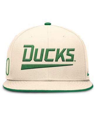 Men's Natural Oregon Ducks Primetime True Performance Fitted Hat