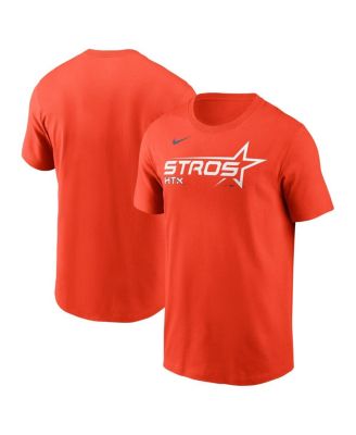 Nike - Men's Orange Houston Astros 2025 City Connect Wordmark Performance T-Shirt