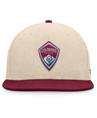Men's Cream Colorado Rapids Tempo Corduroy Snapback Hat