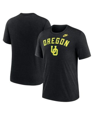 Nike - Men's Heather Black Oregon Ducks Legacy Arch Tri-Blend T-Shirt