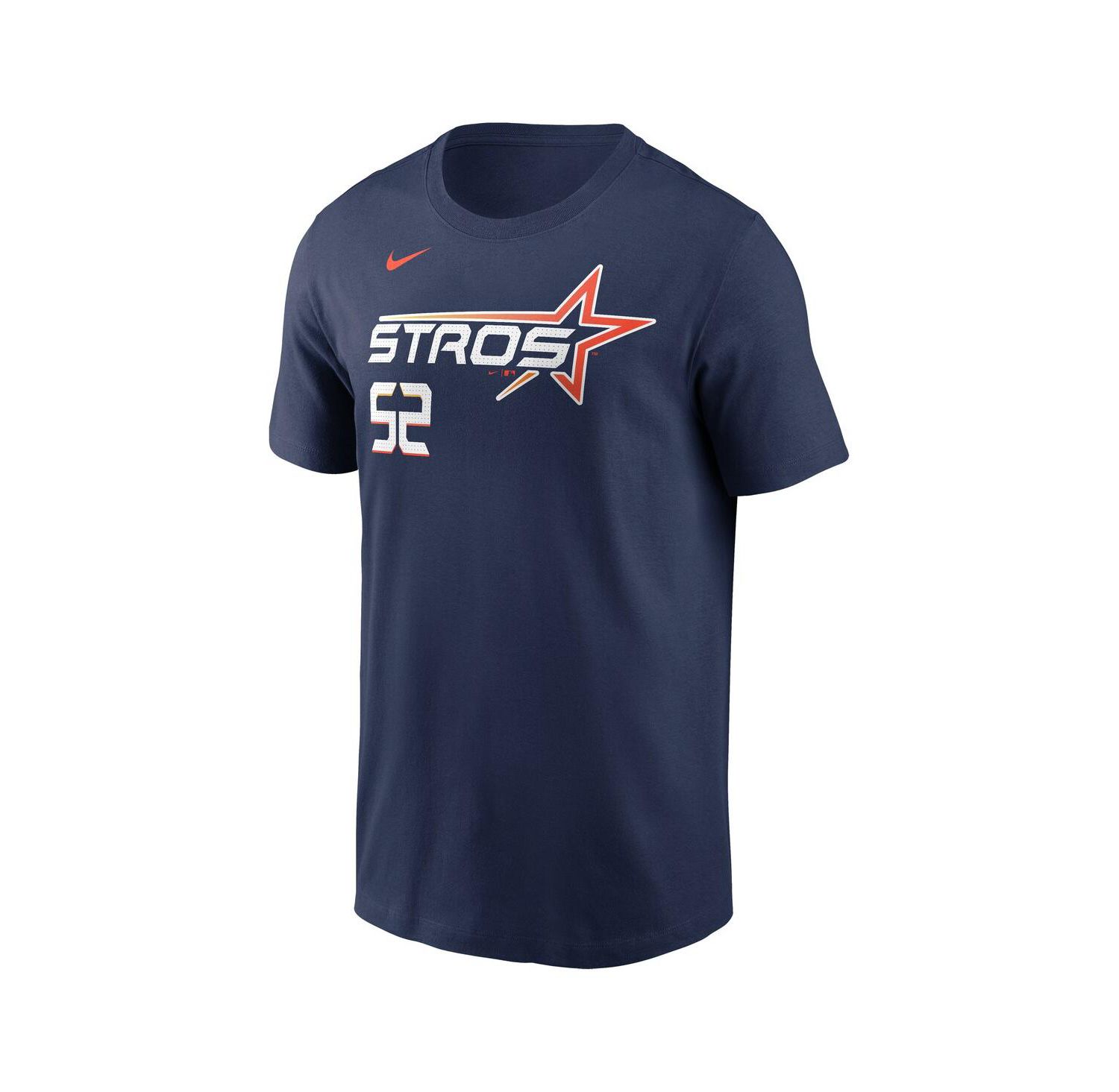 Men's Bryan Abreu Navy Houston Astros 2025 City Connect Fuse Name & Number T-Shirt
