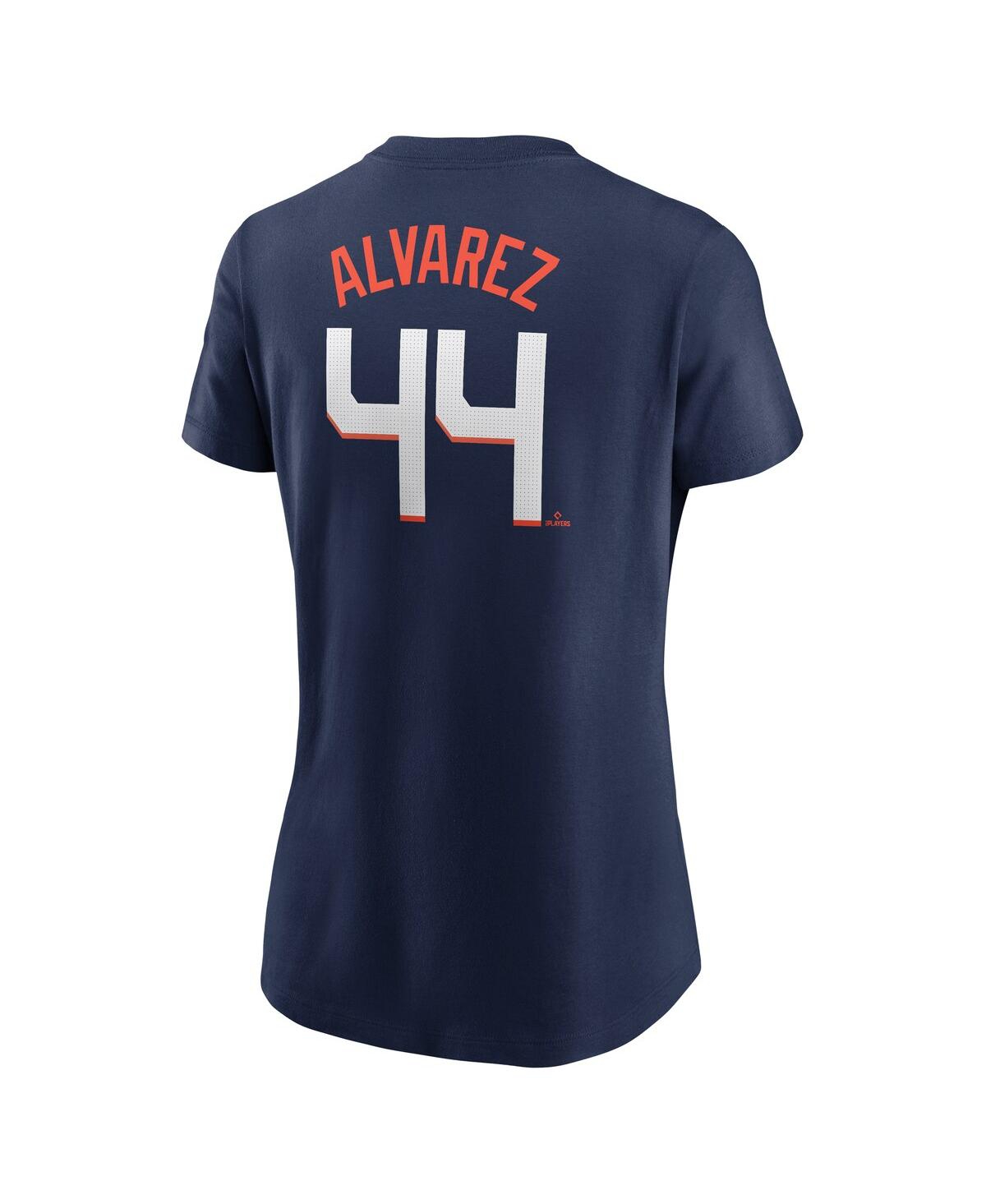 Nike Women's Yordan Alvarez Navy Houston Astros 2025 City Connect Fuse Name Number T-shirt In Navy
