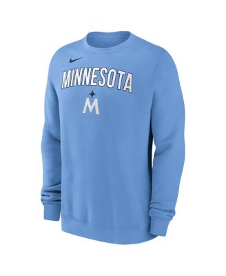 Men's Light Blue Minnesota Twins Pullover Sweatshirt