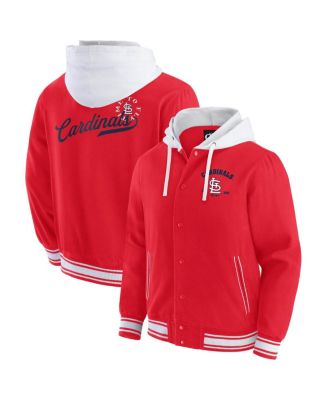 Fanatics - Men's&nbsp;Red St. Louis Cardinals Full-Snap Hooded Jacket