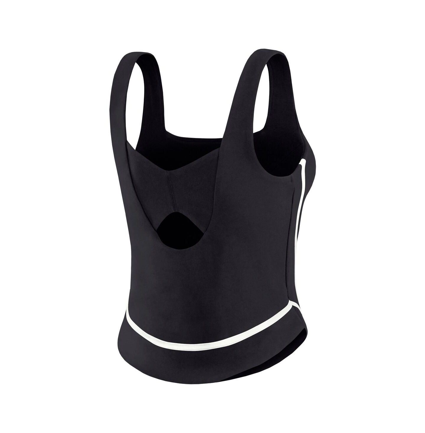 Женский топ WEAR by Erin Andrews Black Baltimore Orioles Square Neck — фото 3