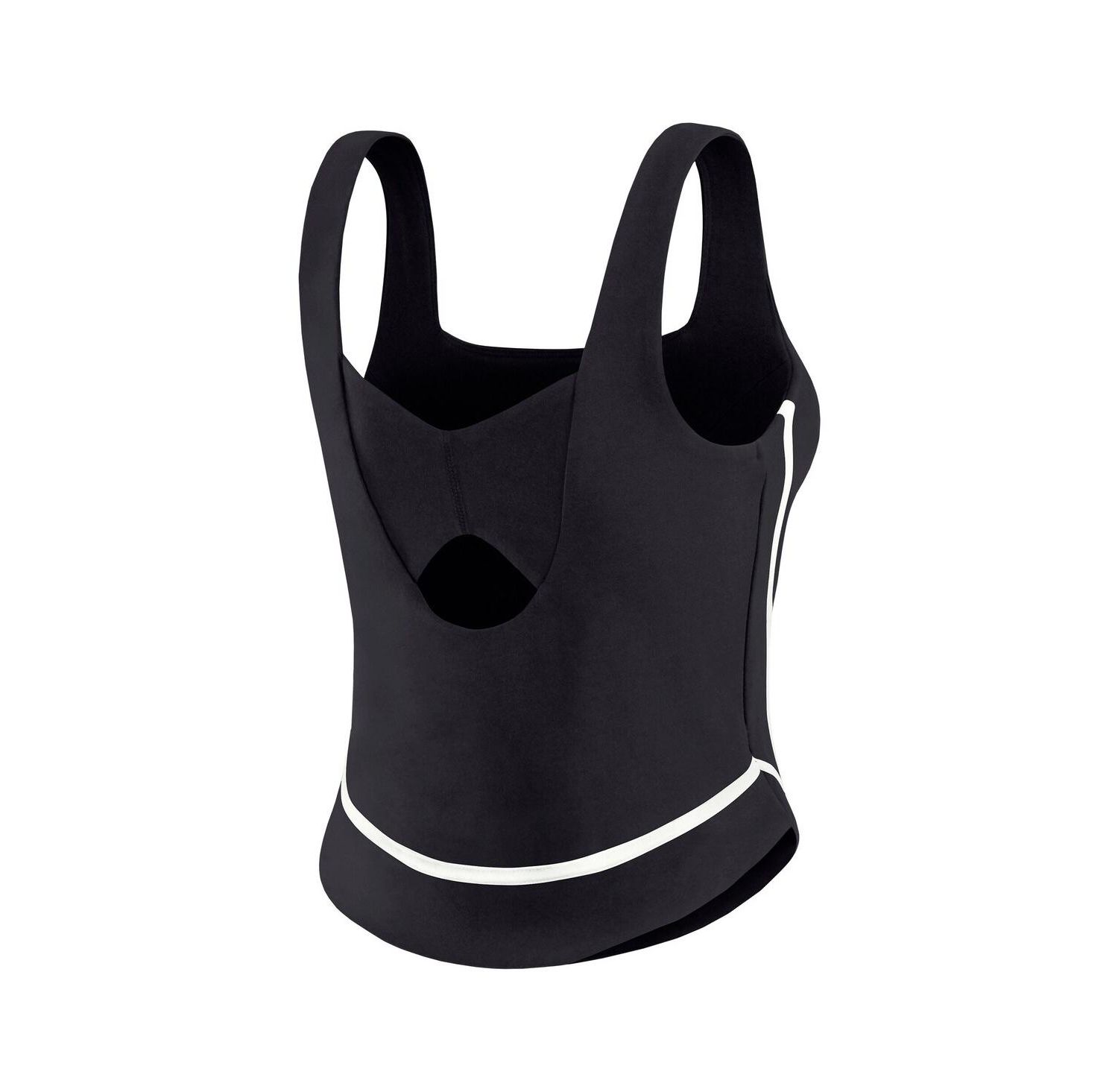 Women's Black Baltimore Orioles Square Neck Tank Top