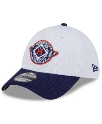 New Era - Men's White/Navy Houston Astros 2025 City Connect Batting Practice 39THIRTY Flex Hat