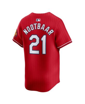 Men's Lars Nootbaar Red St. Louis Cardinals City Connect Limited Jersey