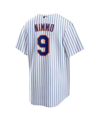 Men's Brandon Nimmo White New York Mets Home Replica Jersey