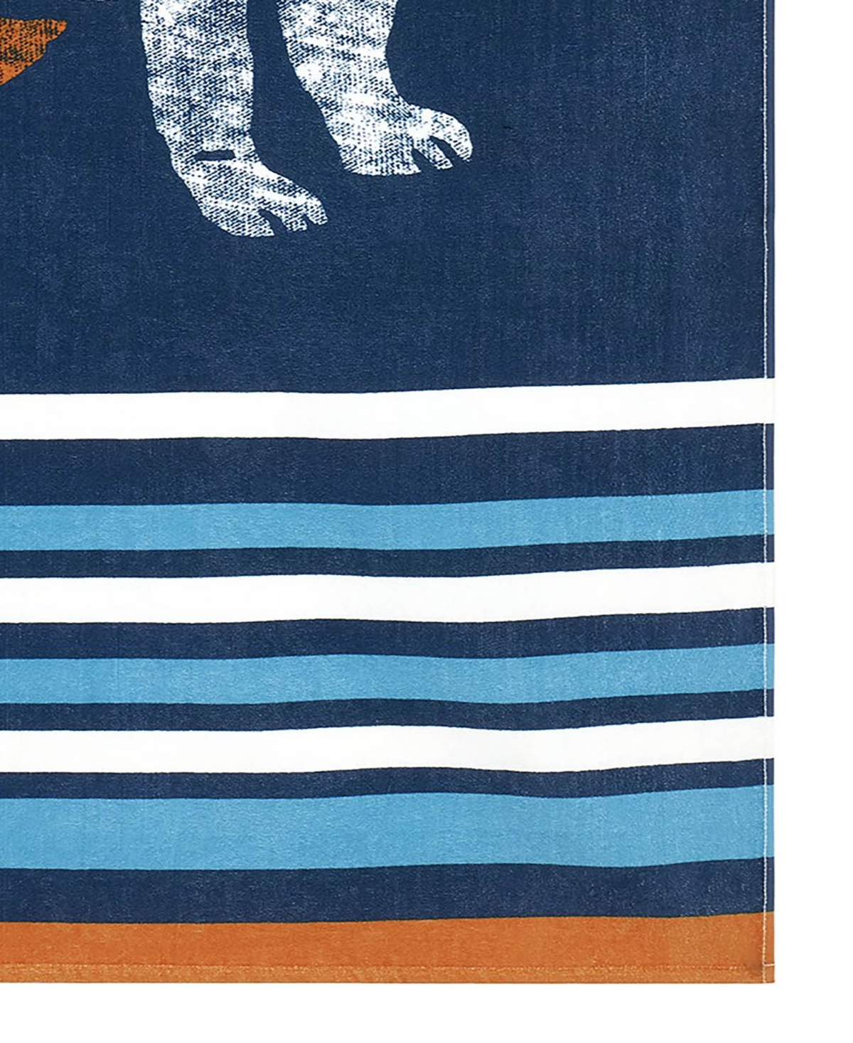 Izod Snorkel Time Cotton Beach Towel, 70" X 40"