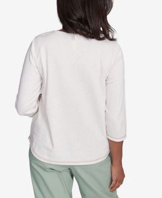 Дуннер Миниатюрная Санта-Фе Асимметричная Бабочка Цветочный Вышитые Топ