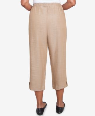 Альфред Даннер (Alfred Dunner) Миниатюрное капри на пуговицах в стиле летнего солнцестояния