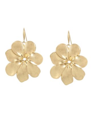 Robert Lee Morris Soho Gold Statement Flower Drop Earrings 8590₽