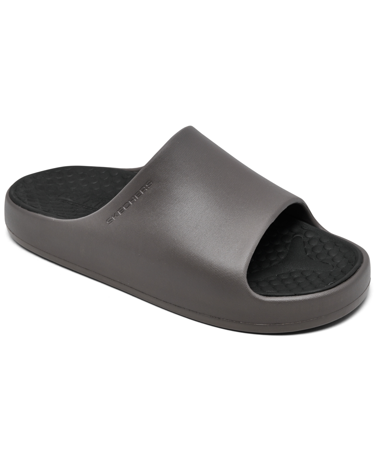 Men's Foamies Precision - Elite Casual Slide Sandals from Finish Line - Khaki