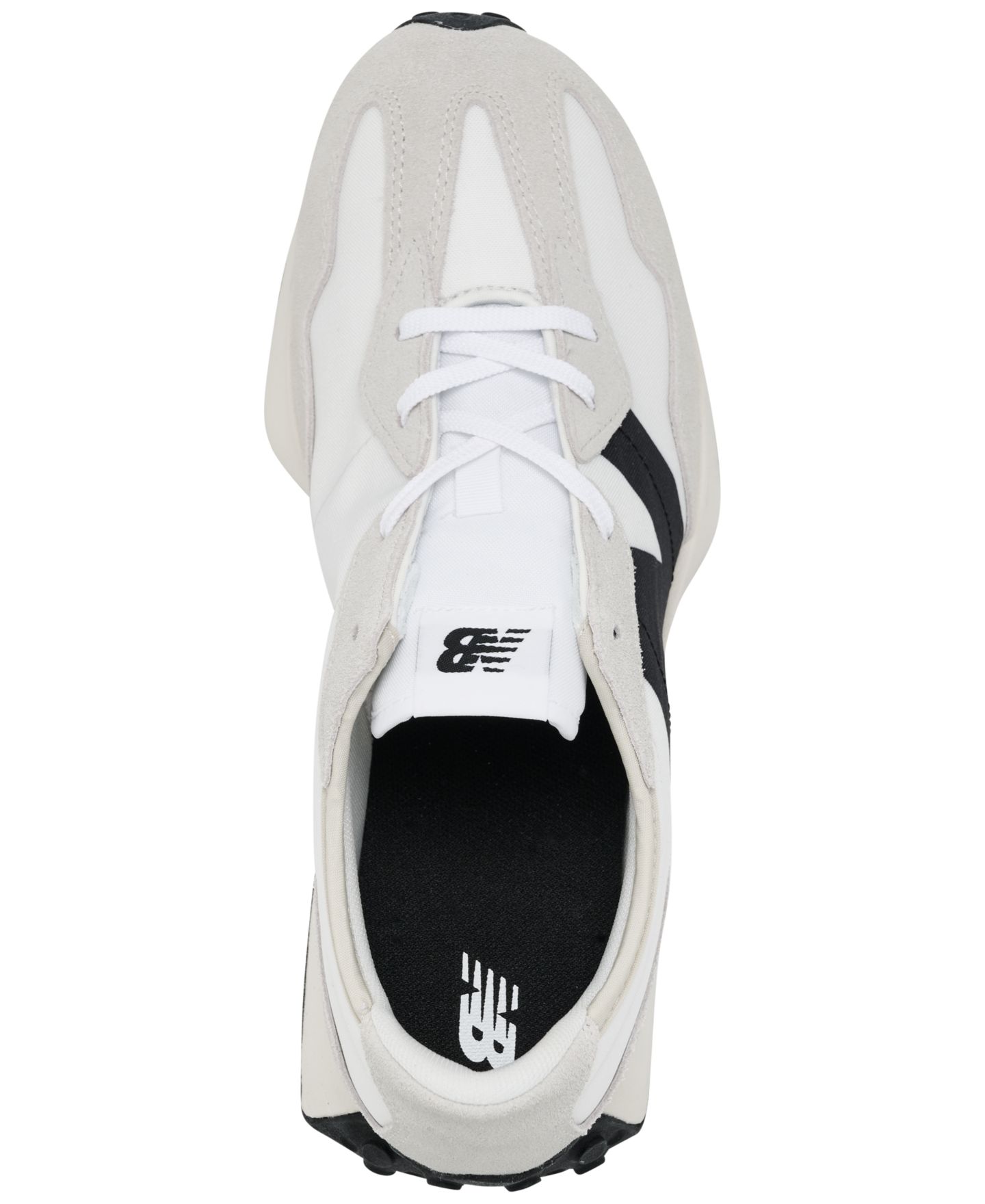 Детские повседневные кроссовки New Balance 327, цвет: Серый / Чёрный — фото 5