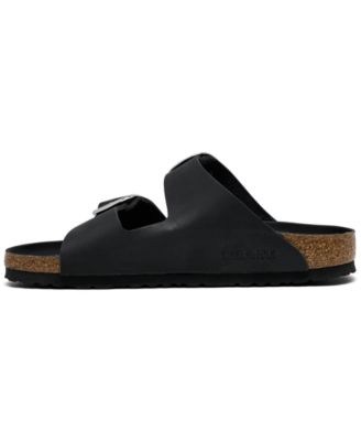 Women's Arizona Big Buckle Oiled Leather Sandals from Finish Line