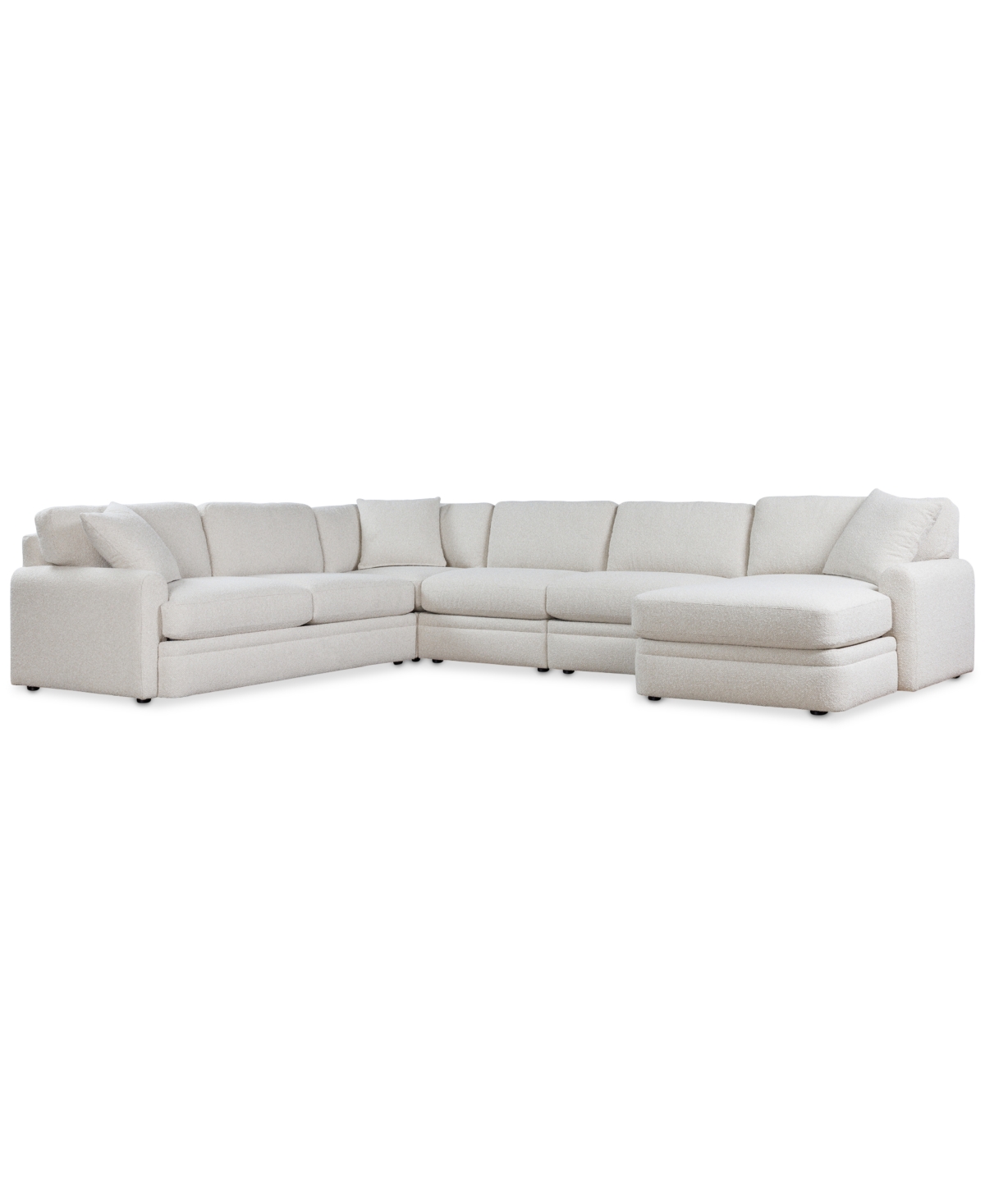 Macy's Brendy 5-pc. Fabric Chaise Sectional, Exclusively At