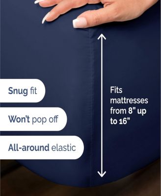 Rayon from Bamboo 4 Piece Deep Pocket Cooling Sheet Set - Full