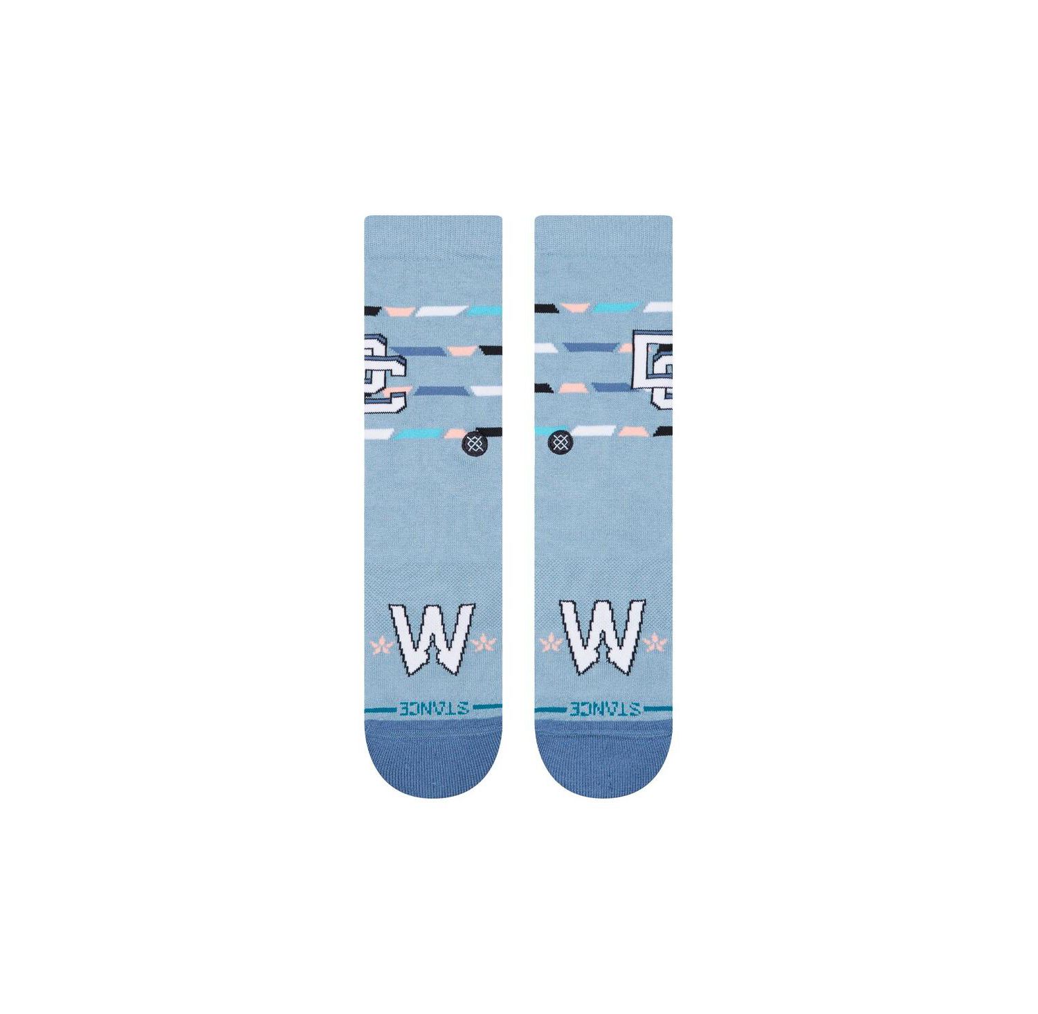 Men's and Women's Light Blue Washington Nationals 2025 City Connect Crew Socks